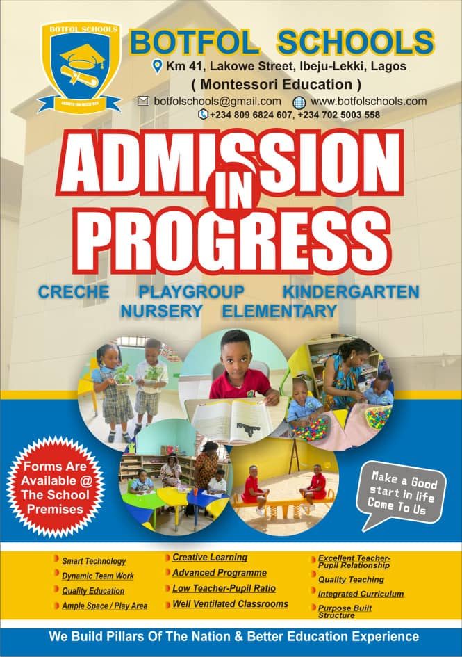 Botfol Schools - Admissions in Progress